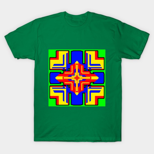 Kryptonite green superman pattern #3 T-Shirt by SuperDudes Superstore